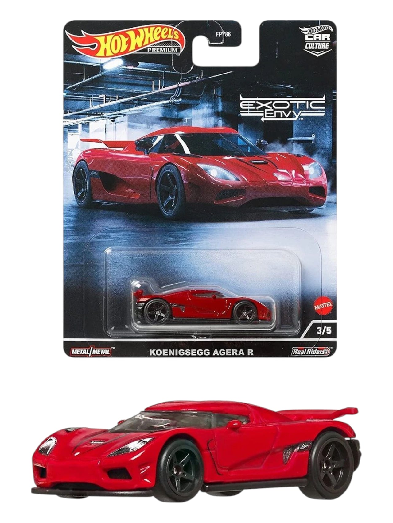 Hotwheels exotic Envy Koenigsegg agera r imported premium 1:64