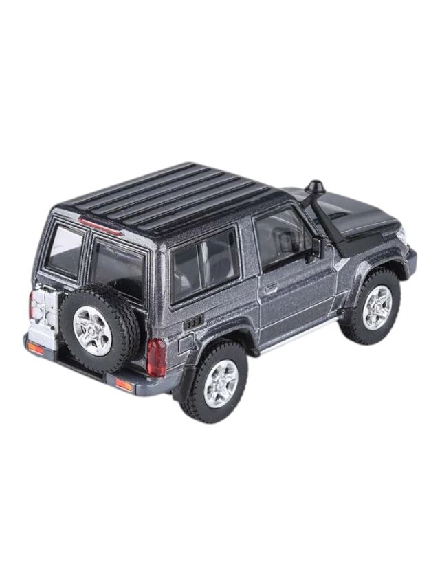 Para64 2014 Toyota Land Cruiser 71 Graphite Grey 1:64 Scale Diecast