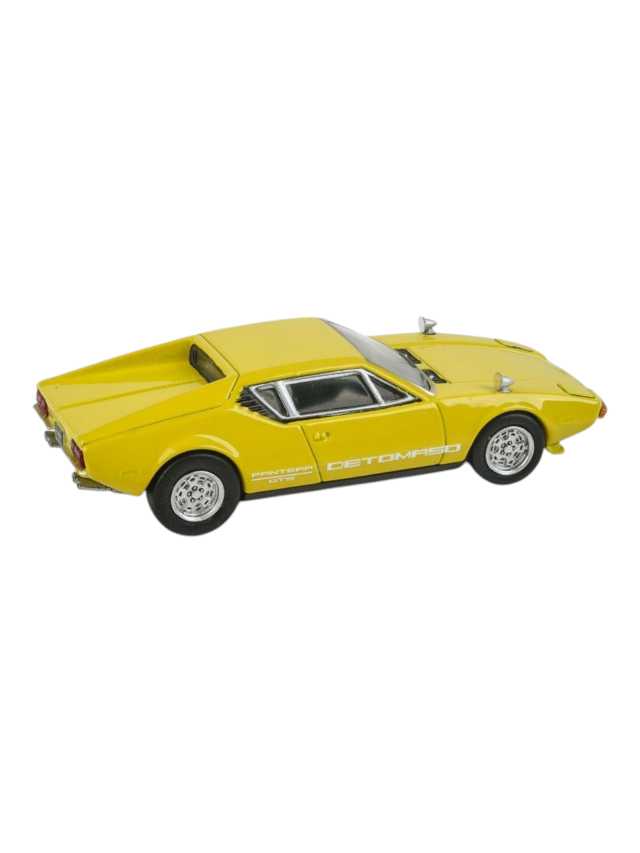 Para64 1972 DeTomaso Pantera Yellow 1:64 Scale Diecast