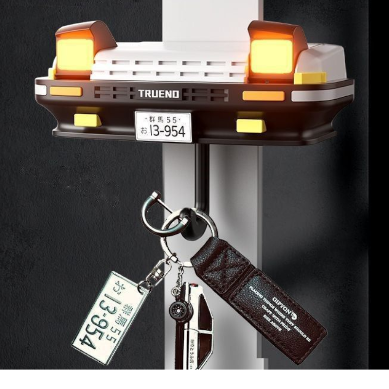 Key Rack With Glowing Pop Up Headlights (Initial D Toyota AE86)