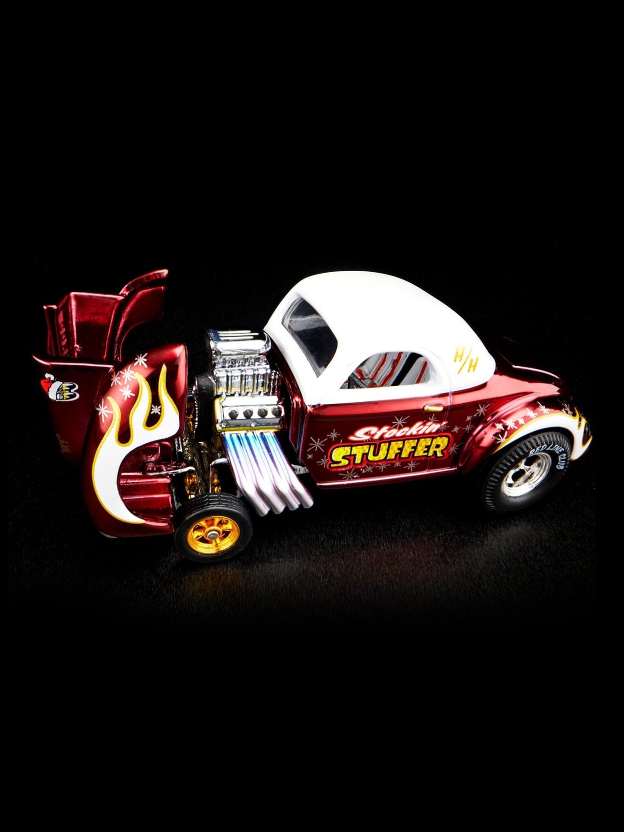 HotWheels 2022 Holiday Car 41 Willy's Gasser RLC 1:64 Scale