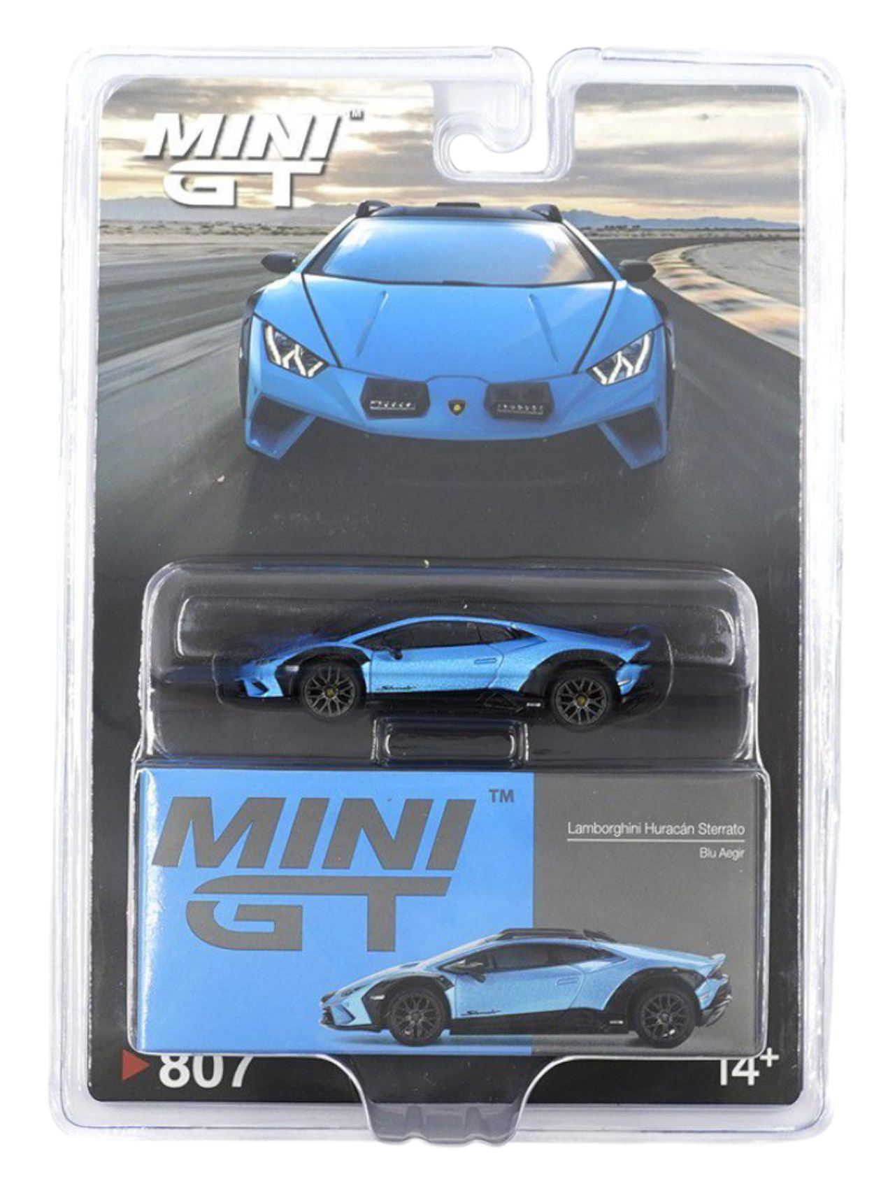 Mini GT Lamborghini Huracan Sterrato Code-807 1:64 Scale (box packing)