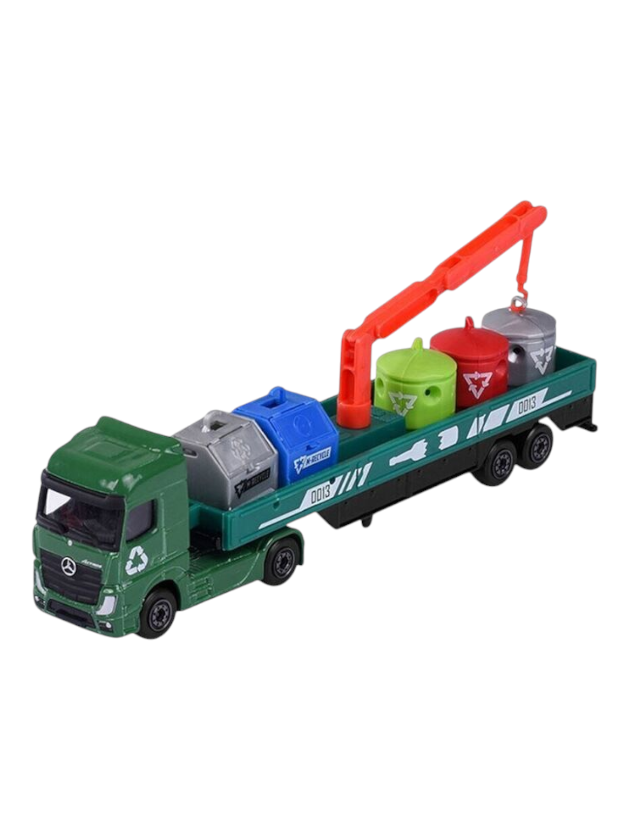 Majorette Transporter Mercedes -Benz Actros (Recycle)