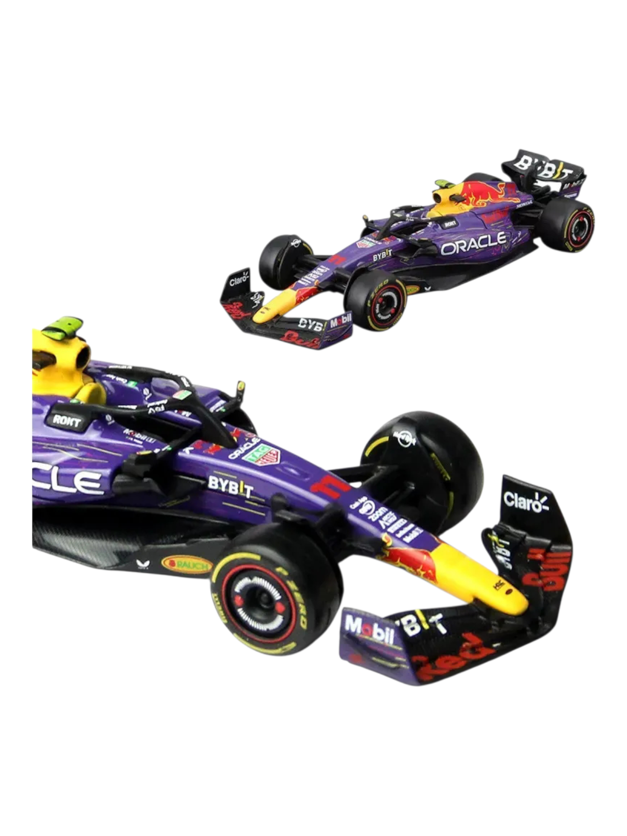 Bburago 1/43 - Red Bull Racing RB19 F1 GP 2023 Collection | #1 Max Verstappen & #(No.11) Checo Perez (#11 Sergio Perez) bburago-18-38082