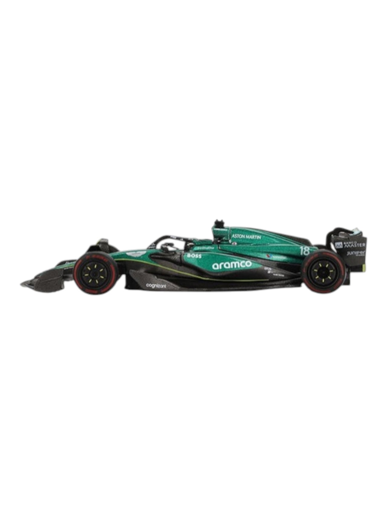 Mini GT Aston Martin amr24#18 2024 bahrain gp lance stroll code-1001 1:64 Scale