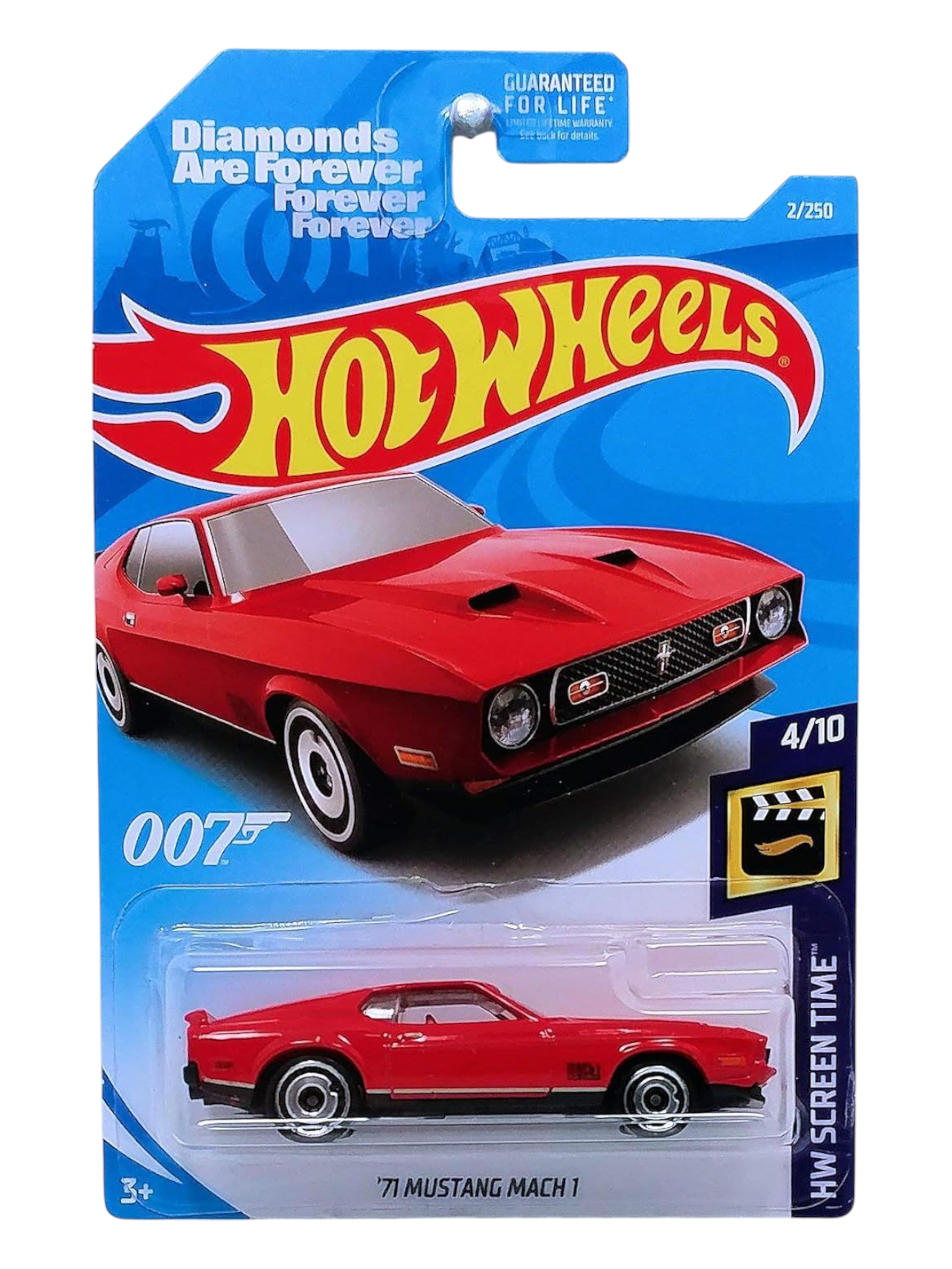 HotWheels Diamonds are Forever 71 Mustang Mach 1 Imported Mainline 1:64 Scale