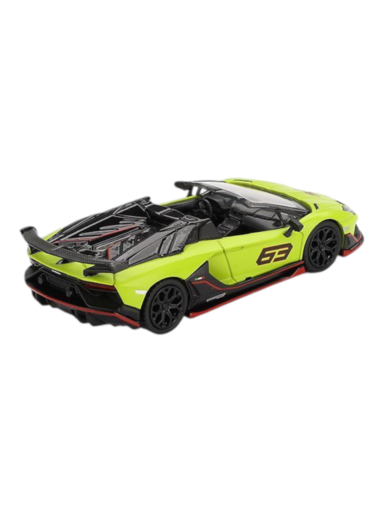 Mini GT Lamborghini Aventador SVJ 63 Roadster 1:64 Scale