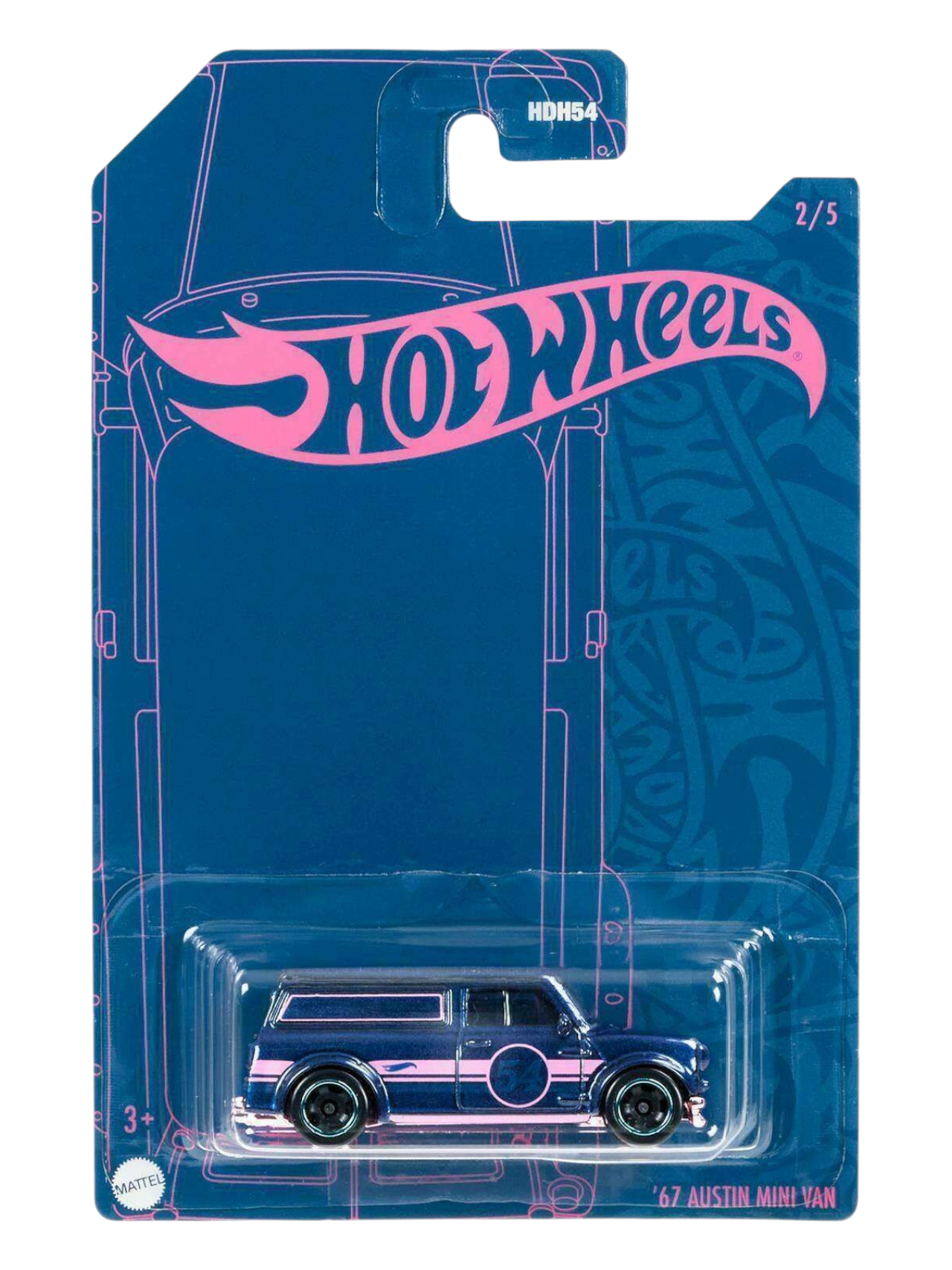 HotWheels 67 Austin Mini Van Imported Mainline 1:64 Scale