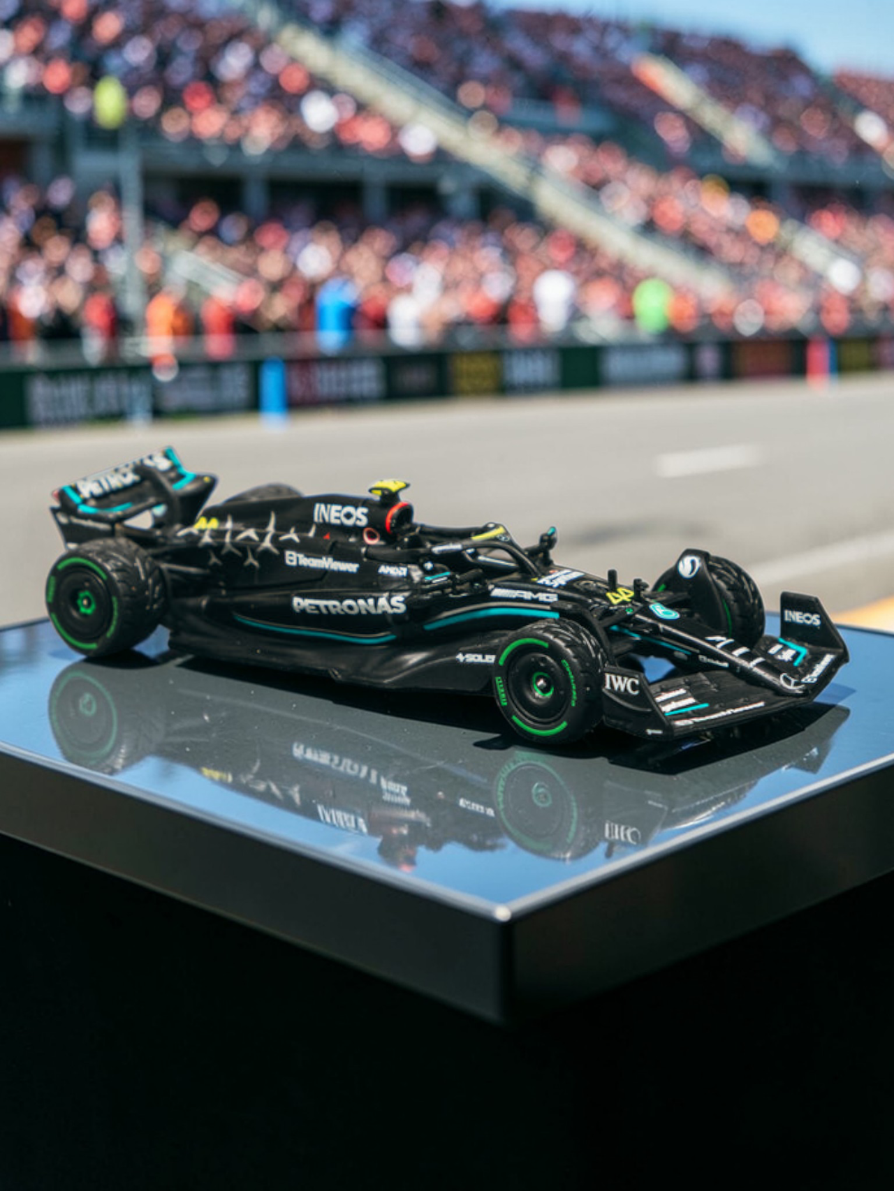Tarmac Works Mercedes-AMG F1 W14 ( Lewis Hamilton Monaco GP 2023)-Premium Die-Cast Model Car 1:64 Scale