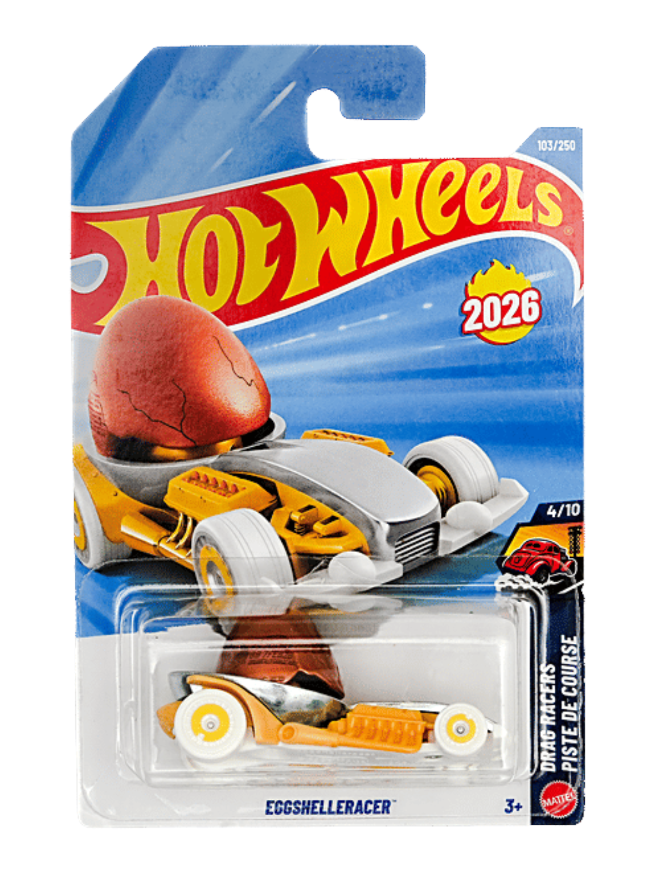 HotWheels Eggshelleracer Imported Mainline 1:64 Scale