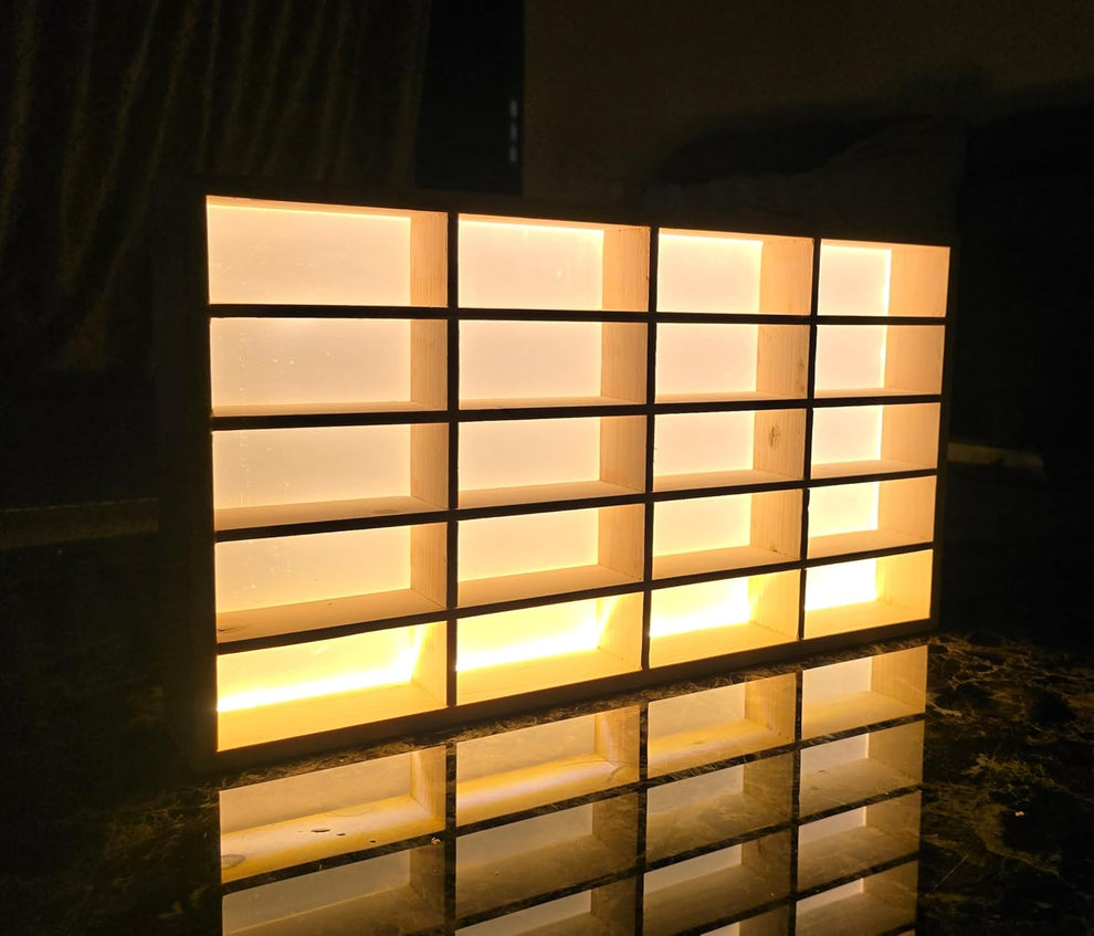 Wooden 20 Compartment Storage Case for 1:64 Scale