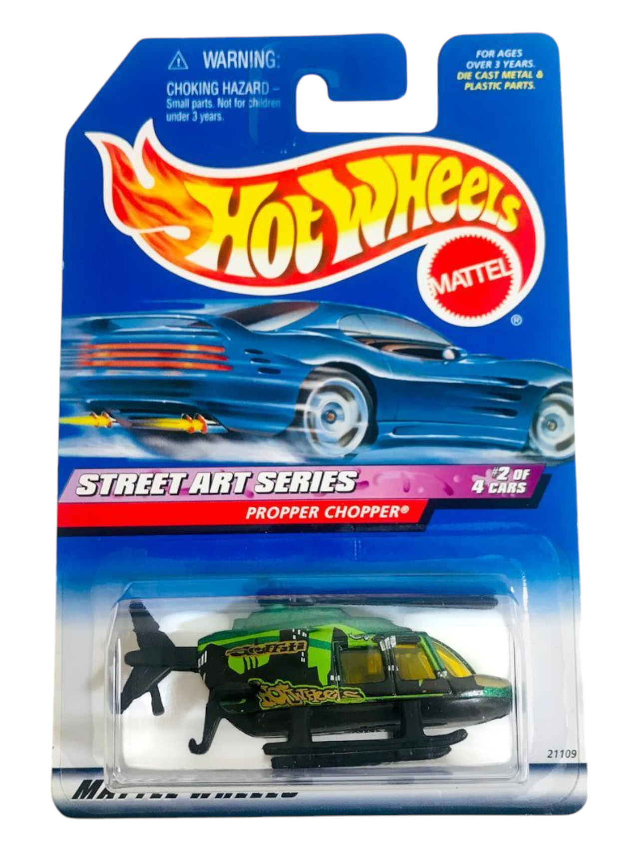HotWheels Street Art Series Propper Chopper Imported Mainline 1:64 Scale