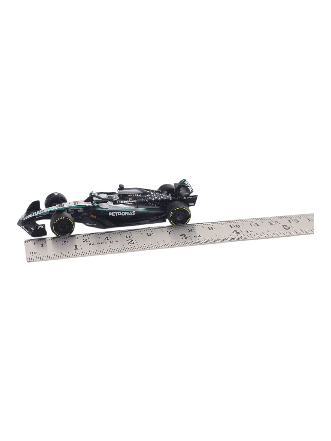 Bburago Formula 1 (F1) 2025 Mercedes-AMG F1 W16 E George Russell No-63 1:64 Scale
