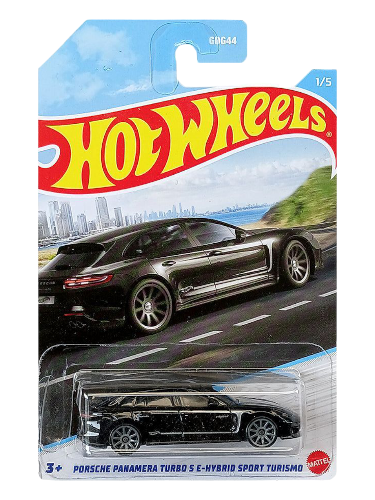 HotWheels Porsche Panamera Turbo S E-Hybrid Sport Turismo Imported Mainline Card Art 1:64 Scale