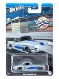 HotWheels Vintage Racing Club 1962 Corvette Imported Mainline Card Art 1:64 Scale