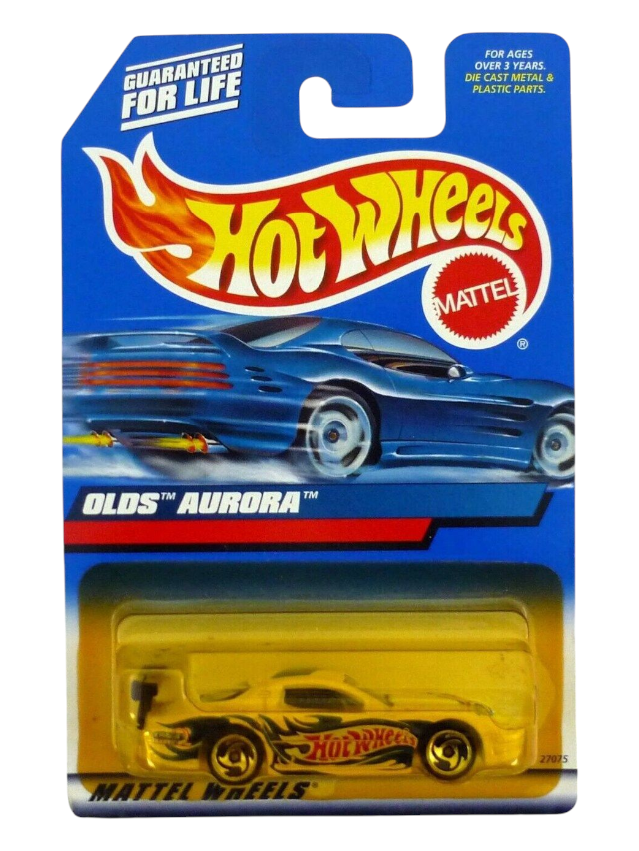 HotWheels Old Aurora Imported Mainline 1:64 Scale (Blister Damaged)
