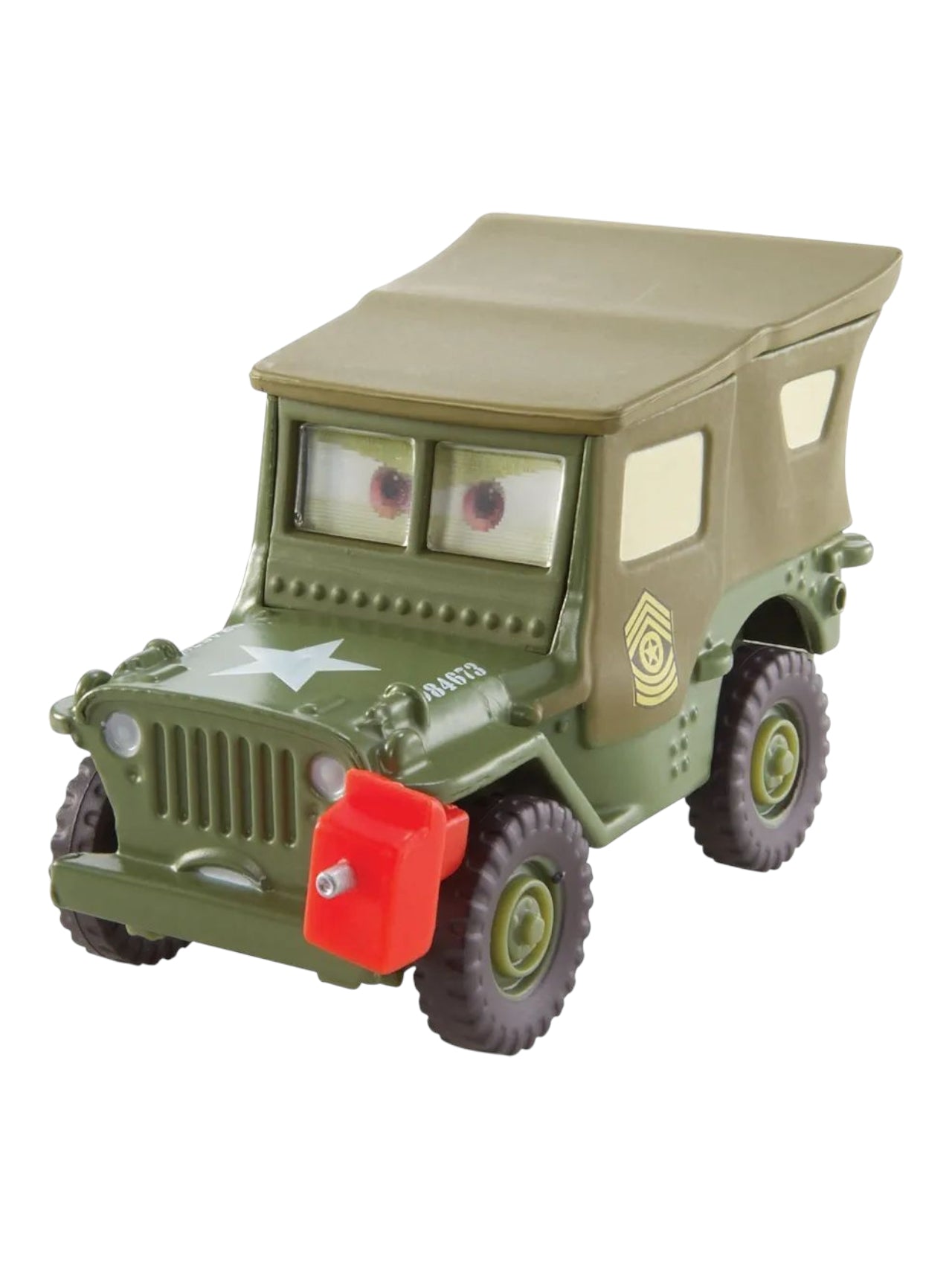 Disney Pixar Cars pit crew sarge-sargento eouipo de pits sergent equipe de ravitaillement 1:64 Scale