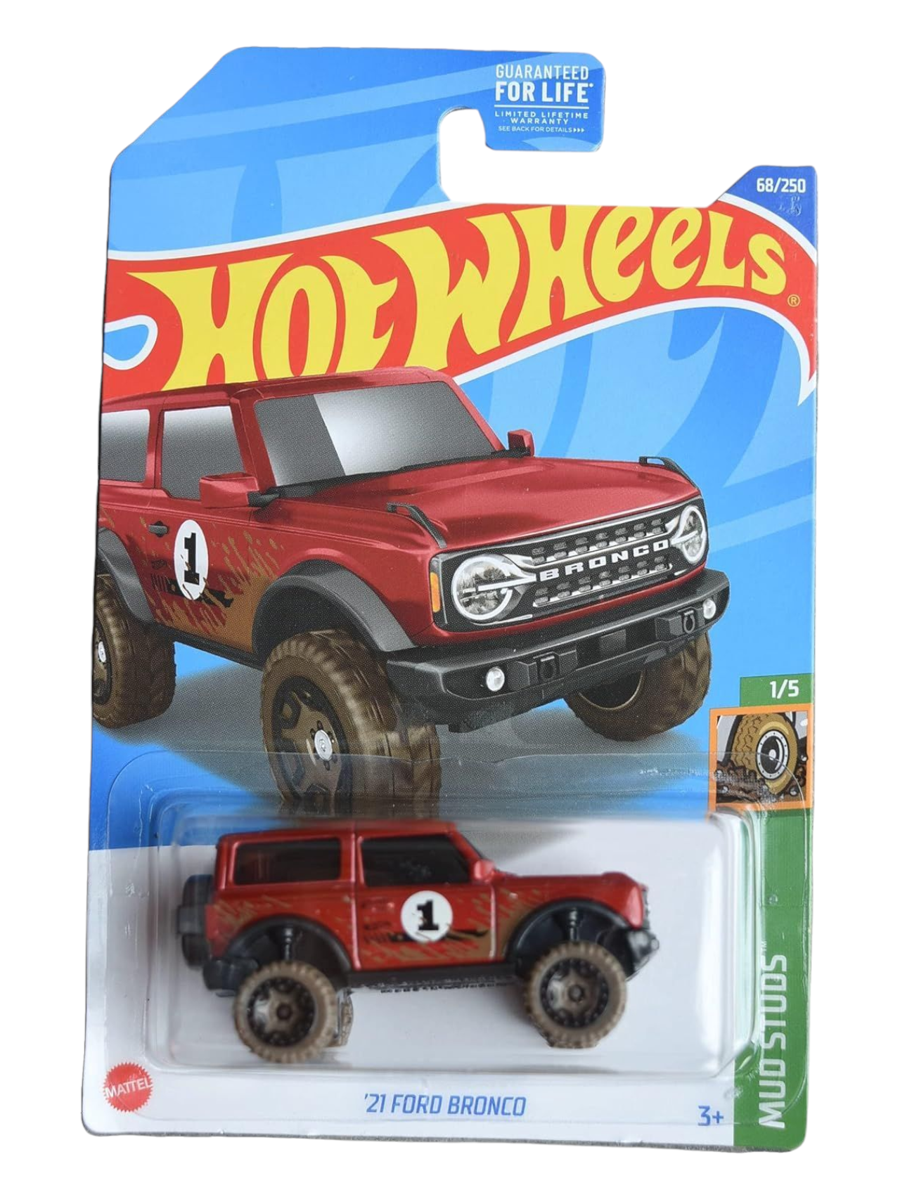 HotWheels 21 Ford Bronco Imported Mainline 1:64 Scale