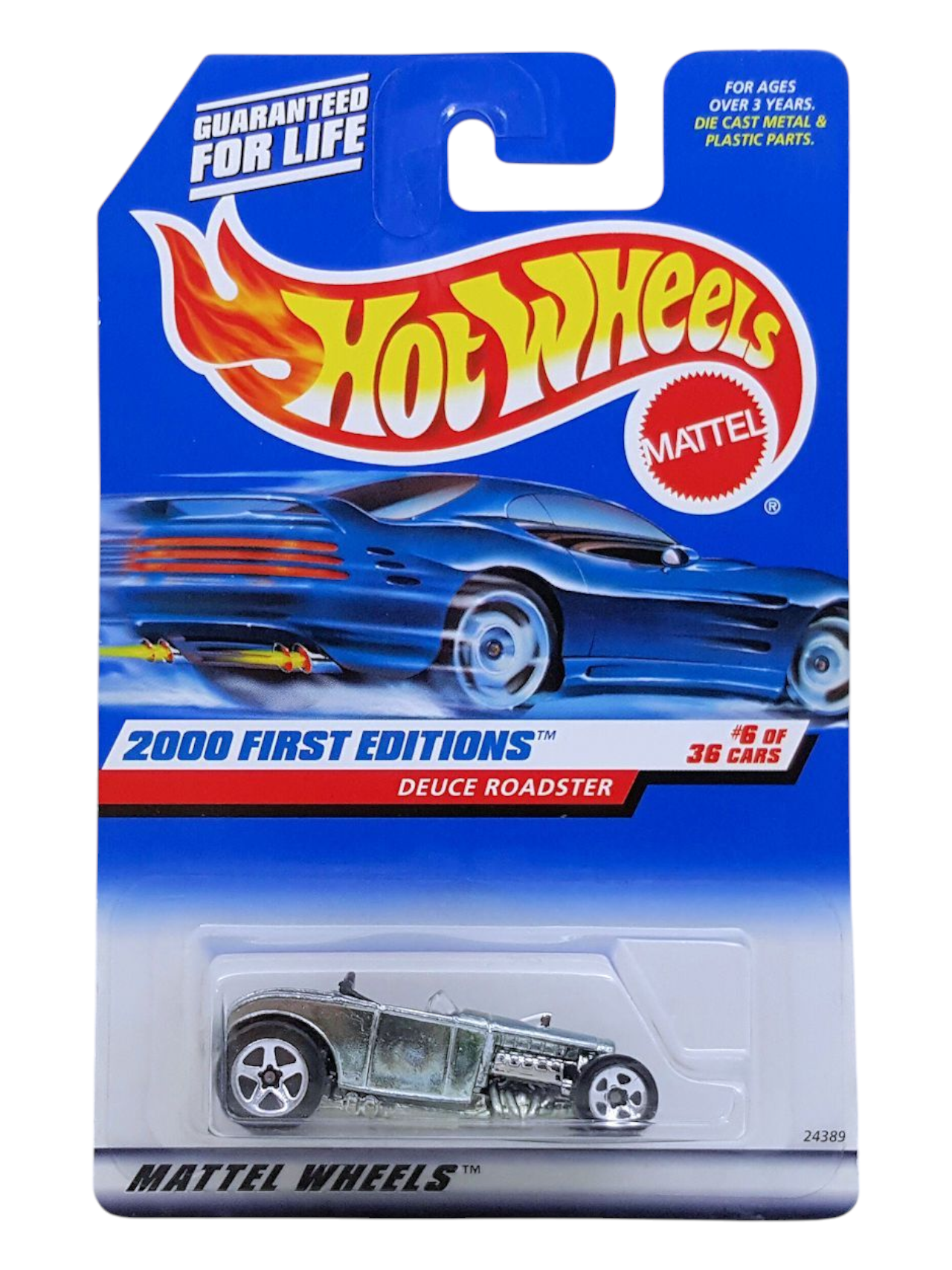 HotWheels 2000 First Editions Deuce Roadster Imported Mainline 1:64 Scale