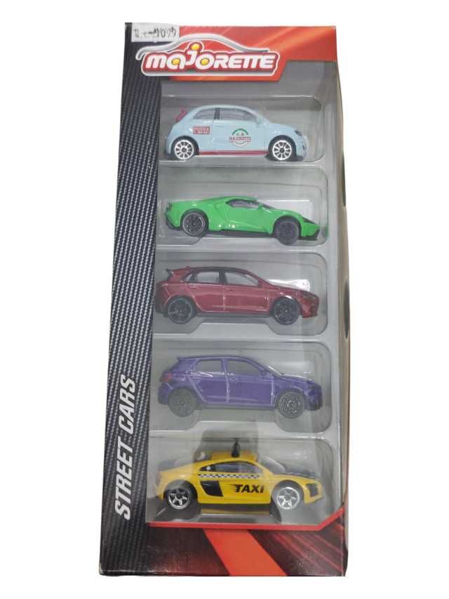Majorette 5 Piece Street Cars Set