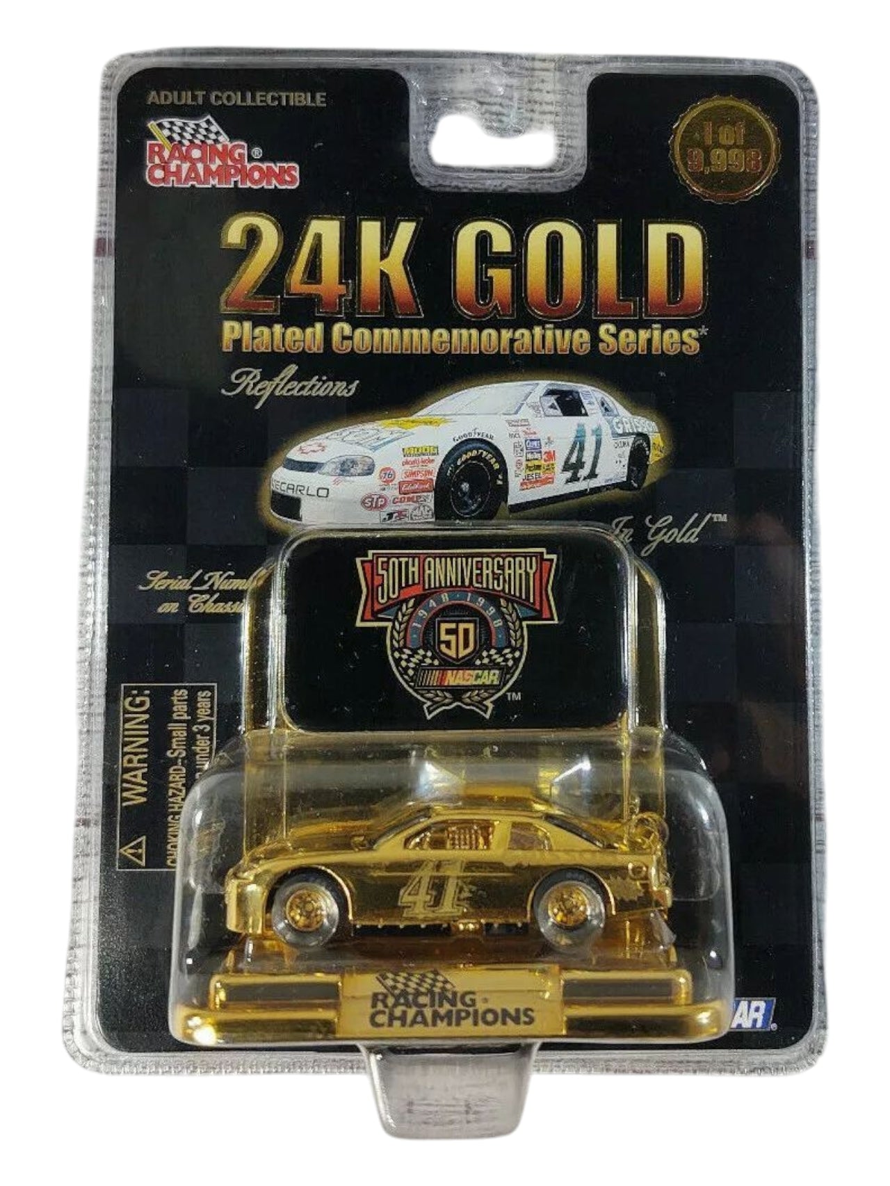 Racing champions 24k gold plated commemorative series imported