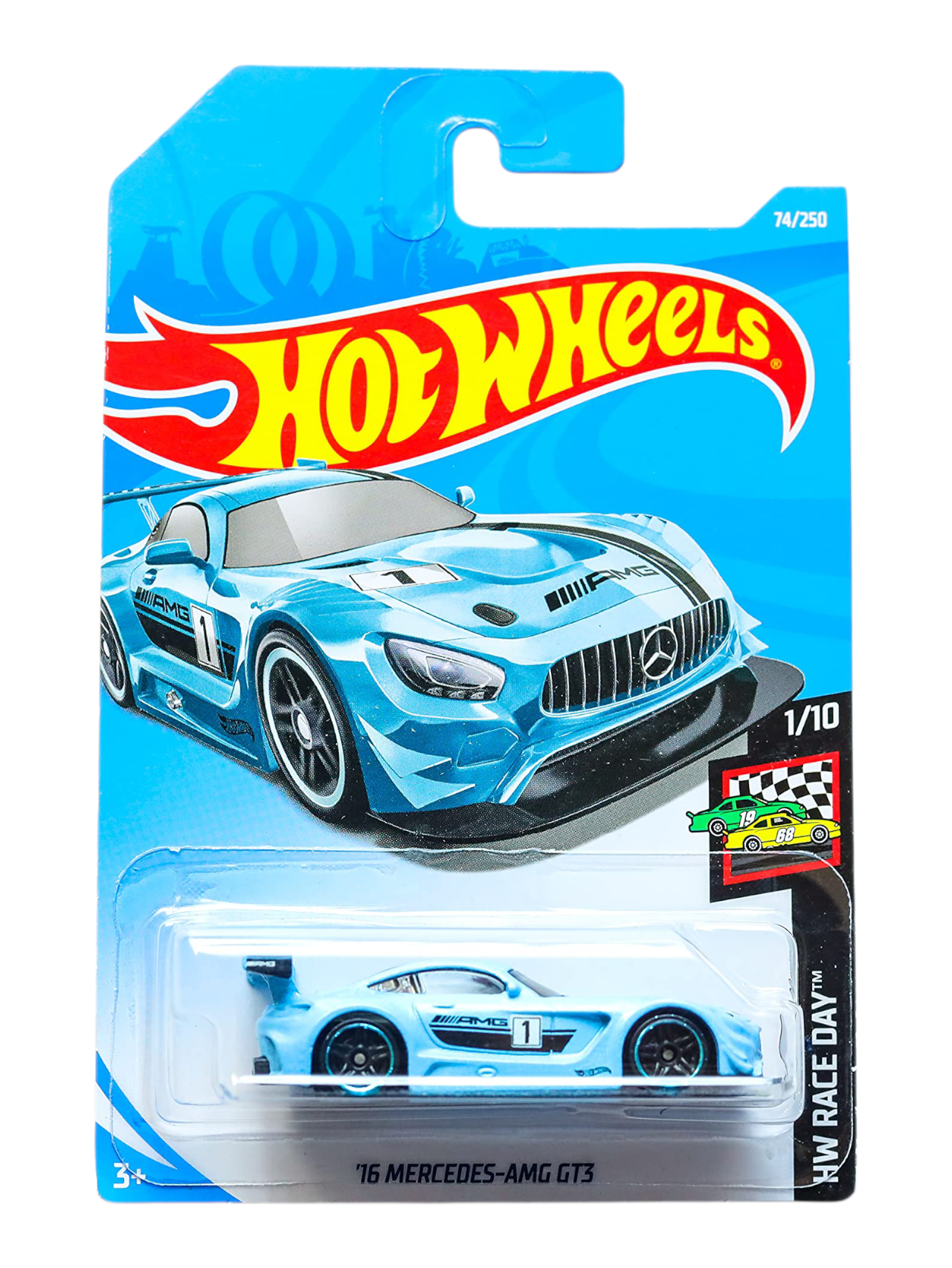 Hotwheels 16 Mercedes-AMG GT3 Imported Mainline 1:64 Scale