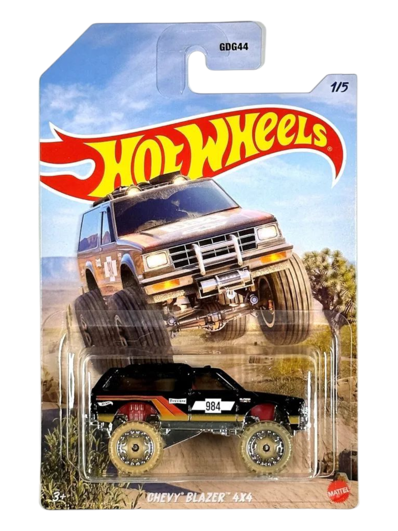 HotWheels Chevy Blazer 4x4 Imported Mainline Card Art 1:64 Scale