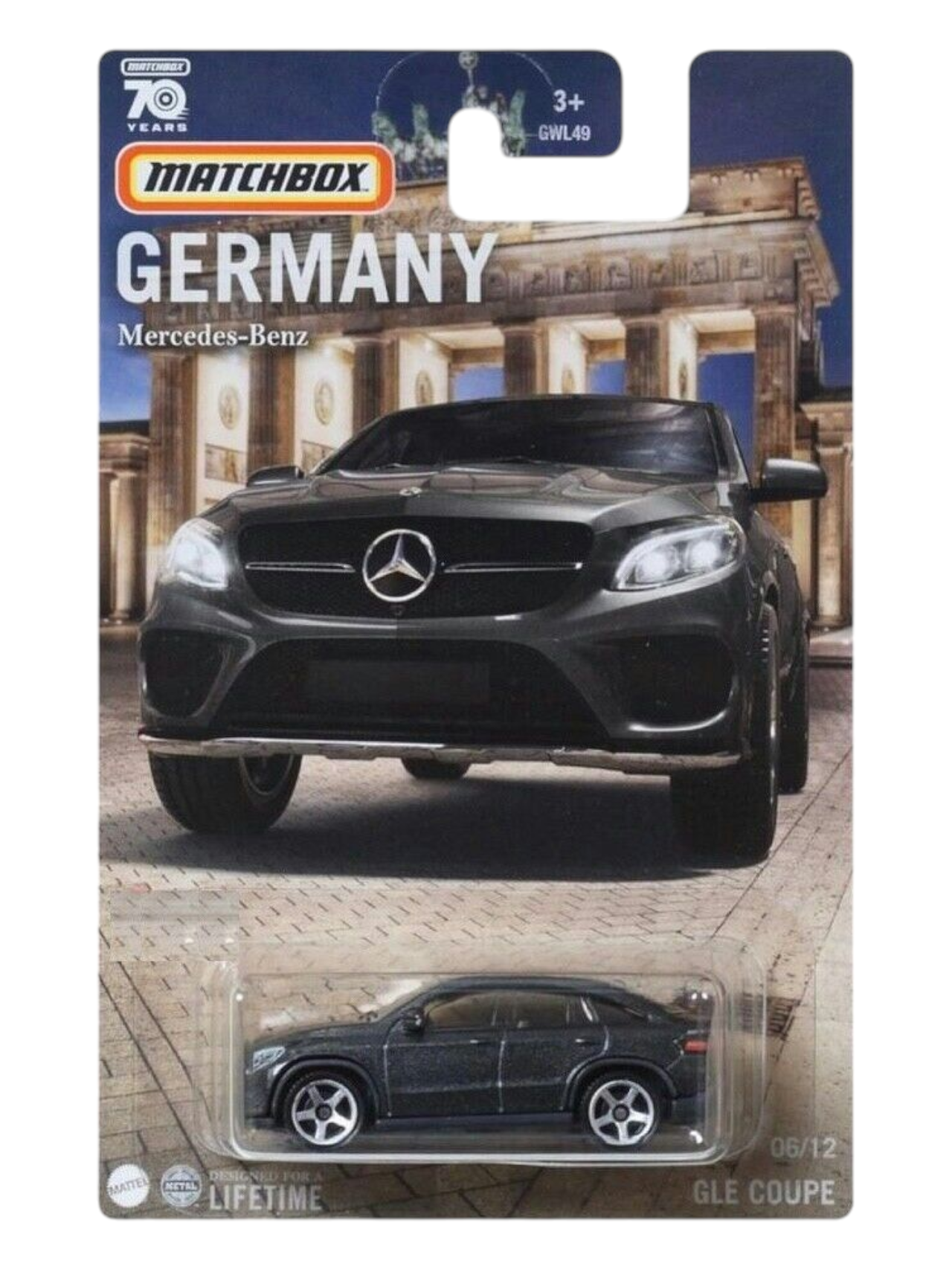 Matchbox Germany 70 Years Anniversary Mercedes -Benz GLE Coupe 1:64 Scale