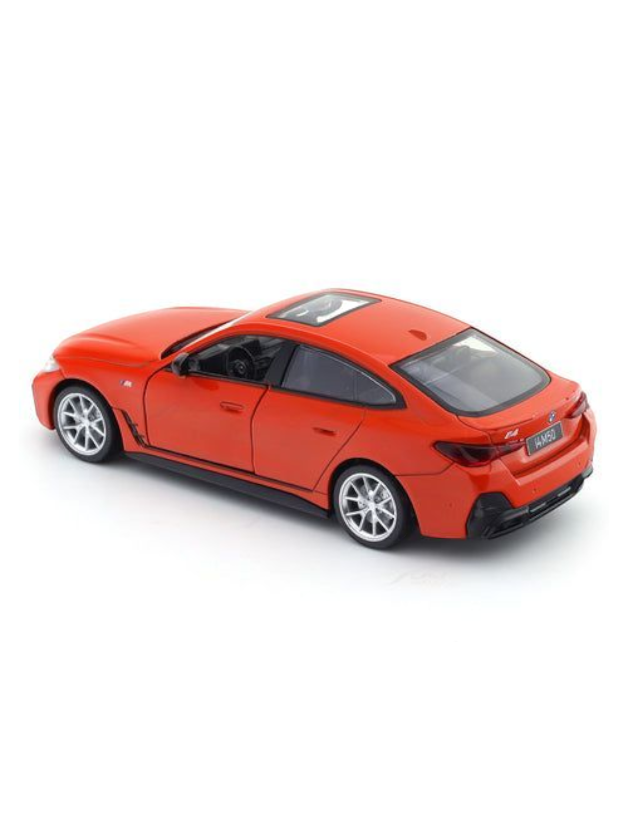 BMW i4 M50 Red 1:32 MSZ licensed pullback diecast Scale Model car