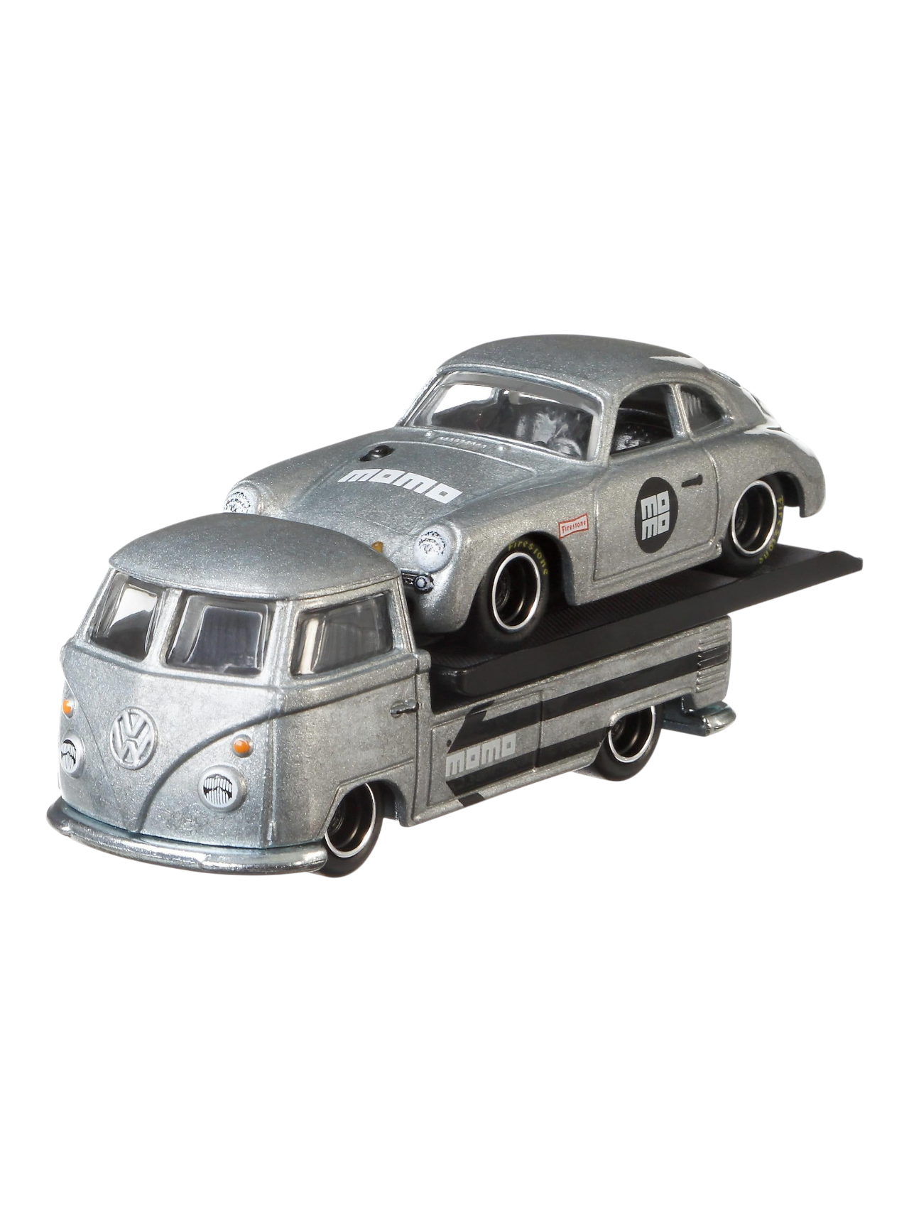 HotWheels Car Culture Team Transport Porsche 356A Outlaw and Volkswagen Transporter T1 Pickup #13 Imported 1:64 Scale
