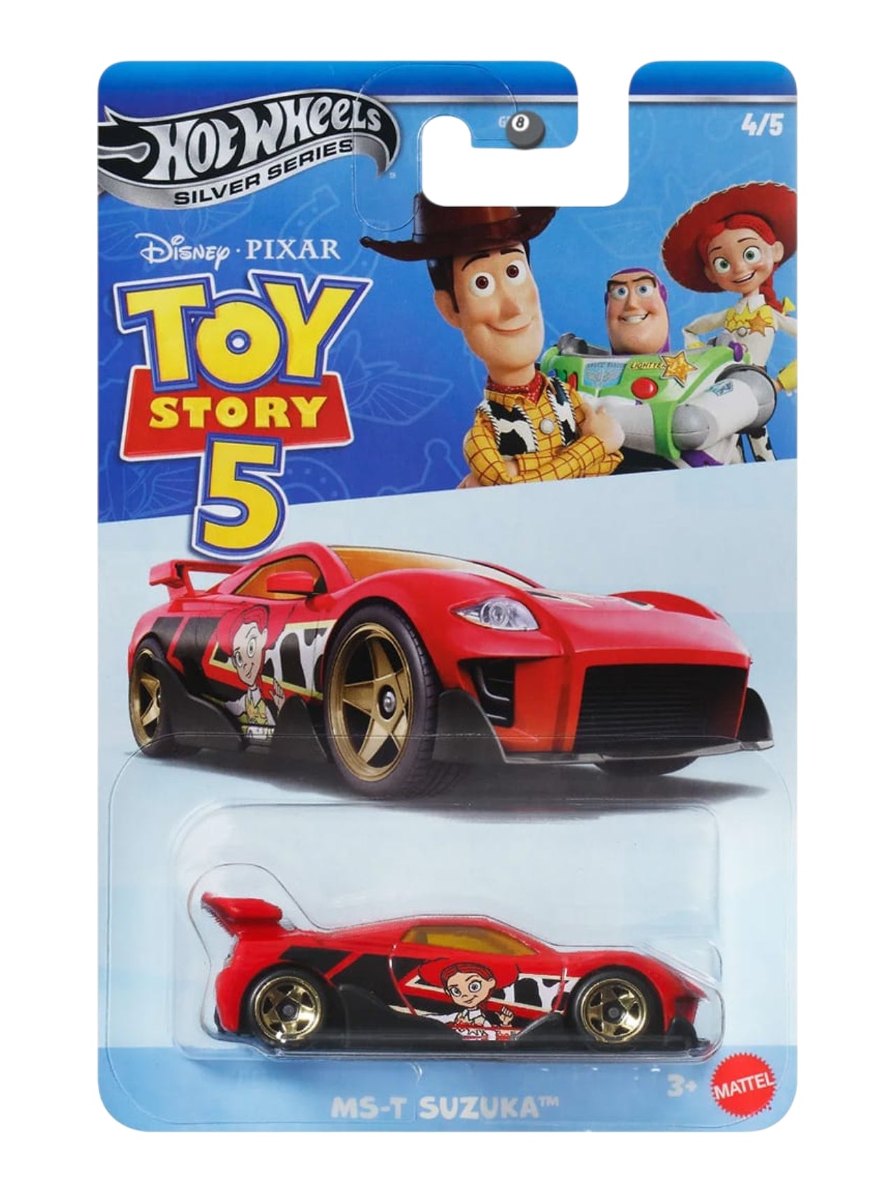 HotWheels Silver Series Disney Pixar Toy Story 5 Set of 5 Imported Mainline Card Art 1:64 Scale ( Code - 952M )