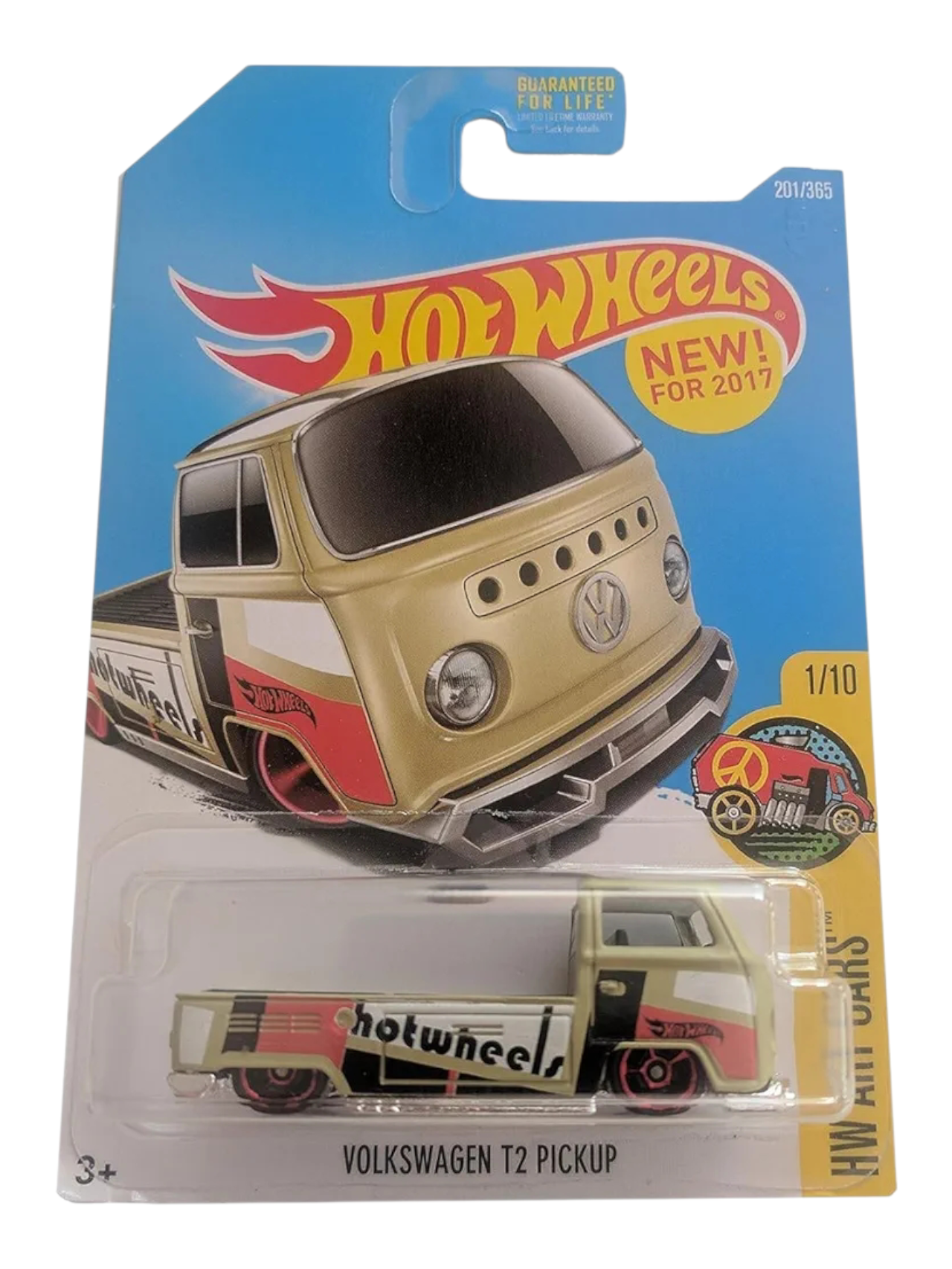 Hotwheels Volkswagen T2 Pickup Imported Mainline 1:64 Scale