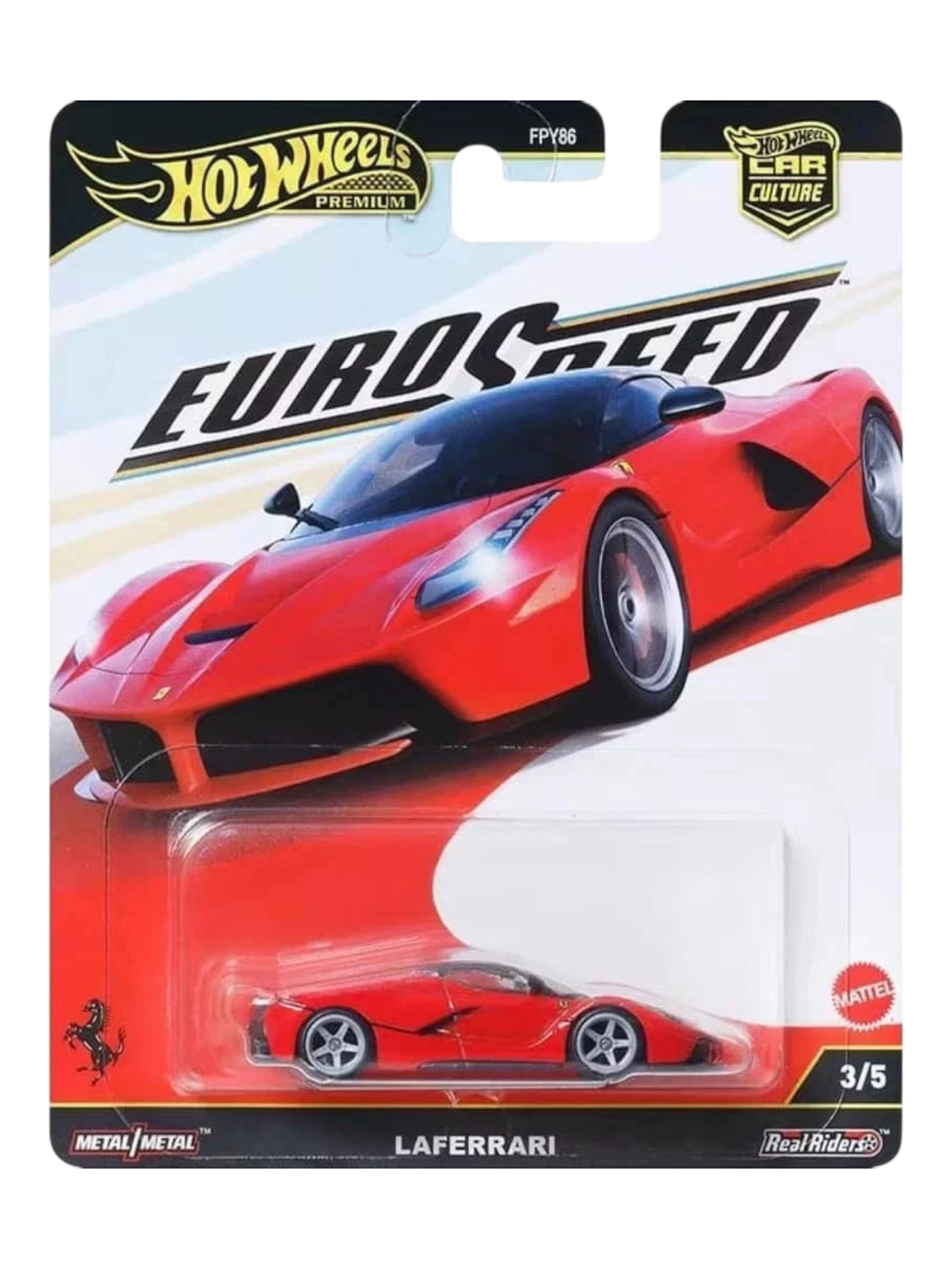 HotWheels Euro Speed LaFerrari Imported Premium 1:64 Scale