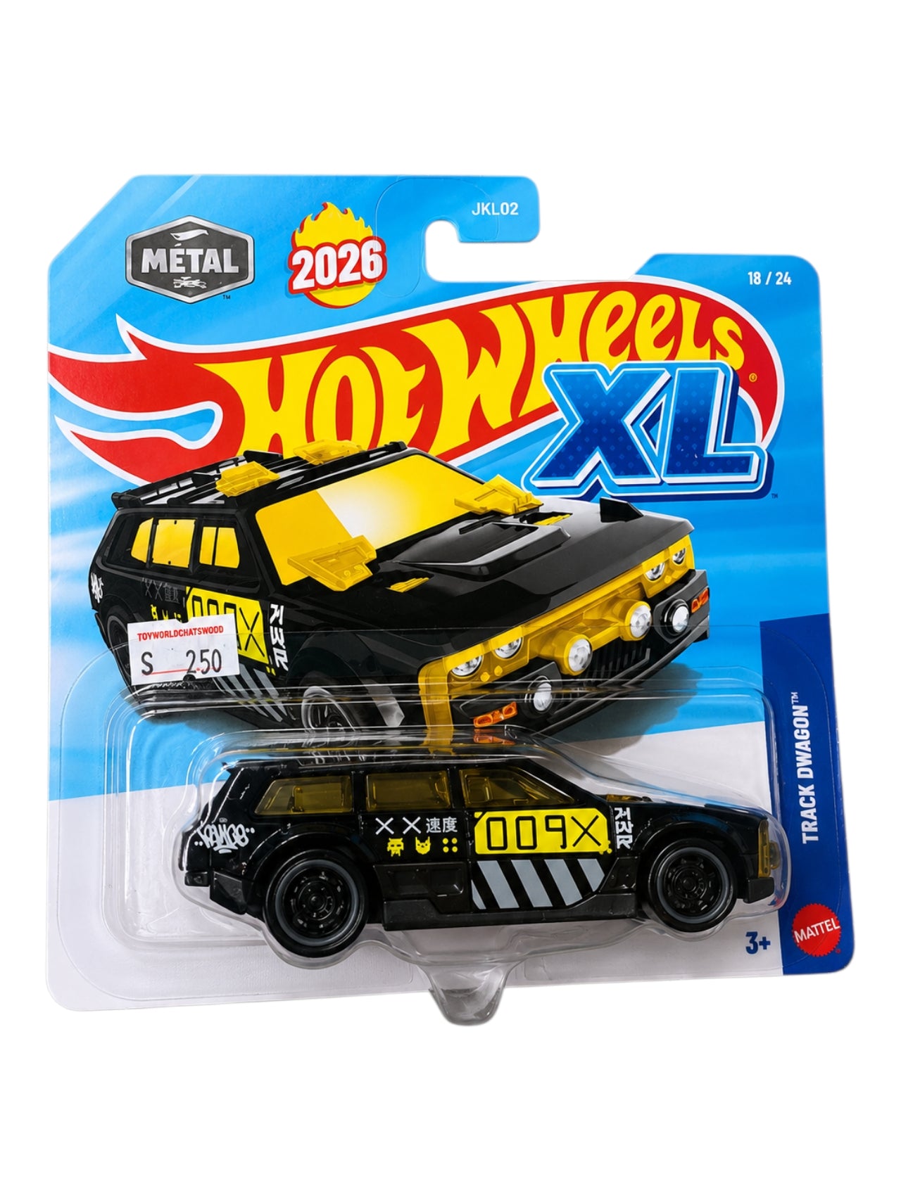 HotWheels 2026 XL 'Track Dwagon Imported 1:43 Scale