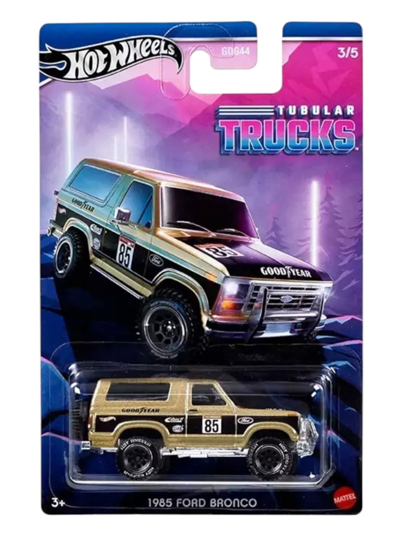 Hotwheels Tubular Trucks Set of 5 Imported Mainline Card Art 1:64 Scale