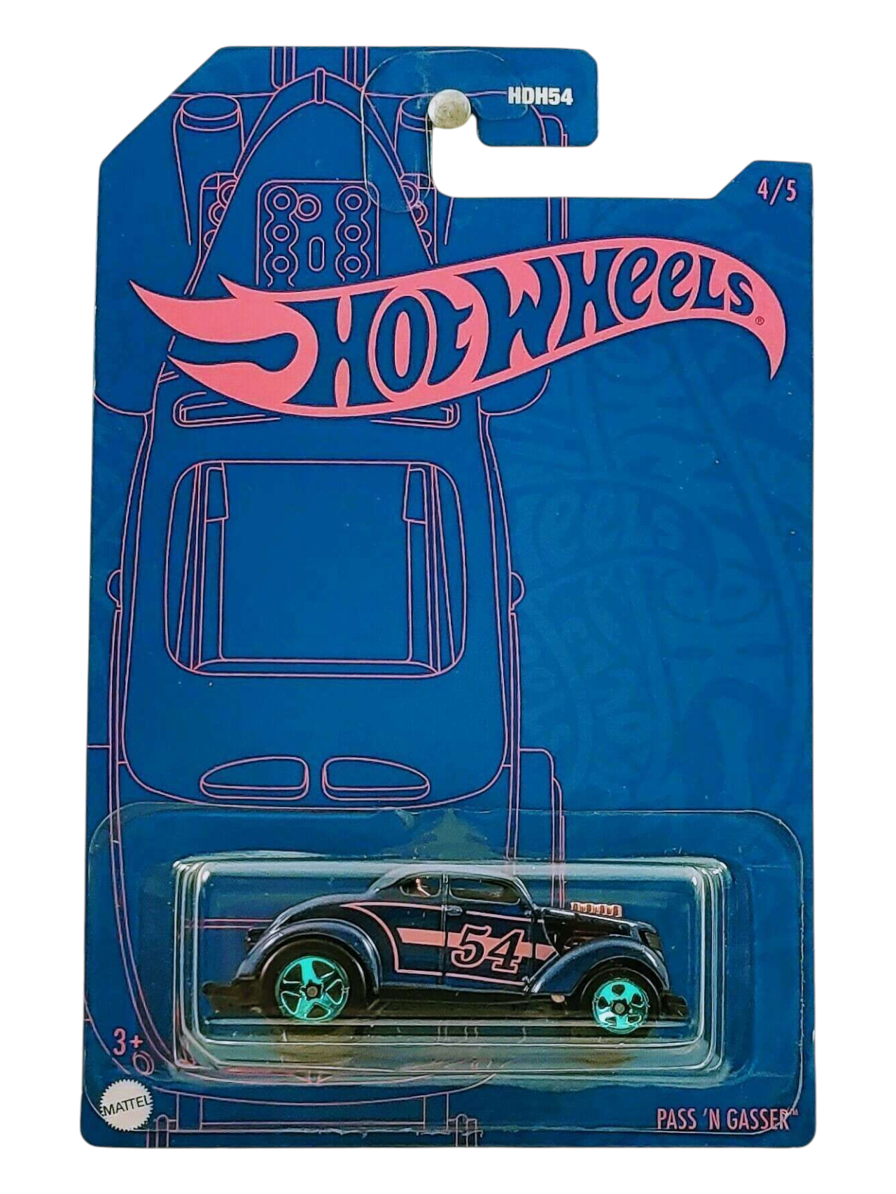 HotWheels Pass N Gasser Imported Card Art Mainline 1:64 Scale