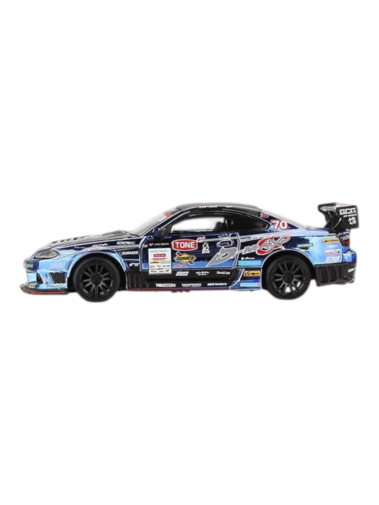 Mini GT Nissan Silvia (S15) D-Max #70 (D-Max Racing 2023 D1 Grand Prix Code-855 1:64 Scale