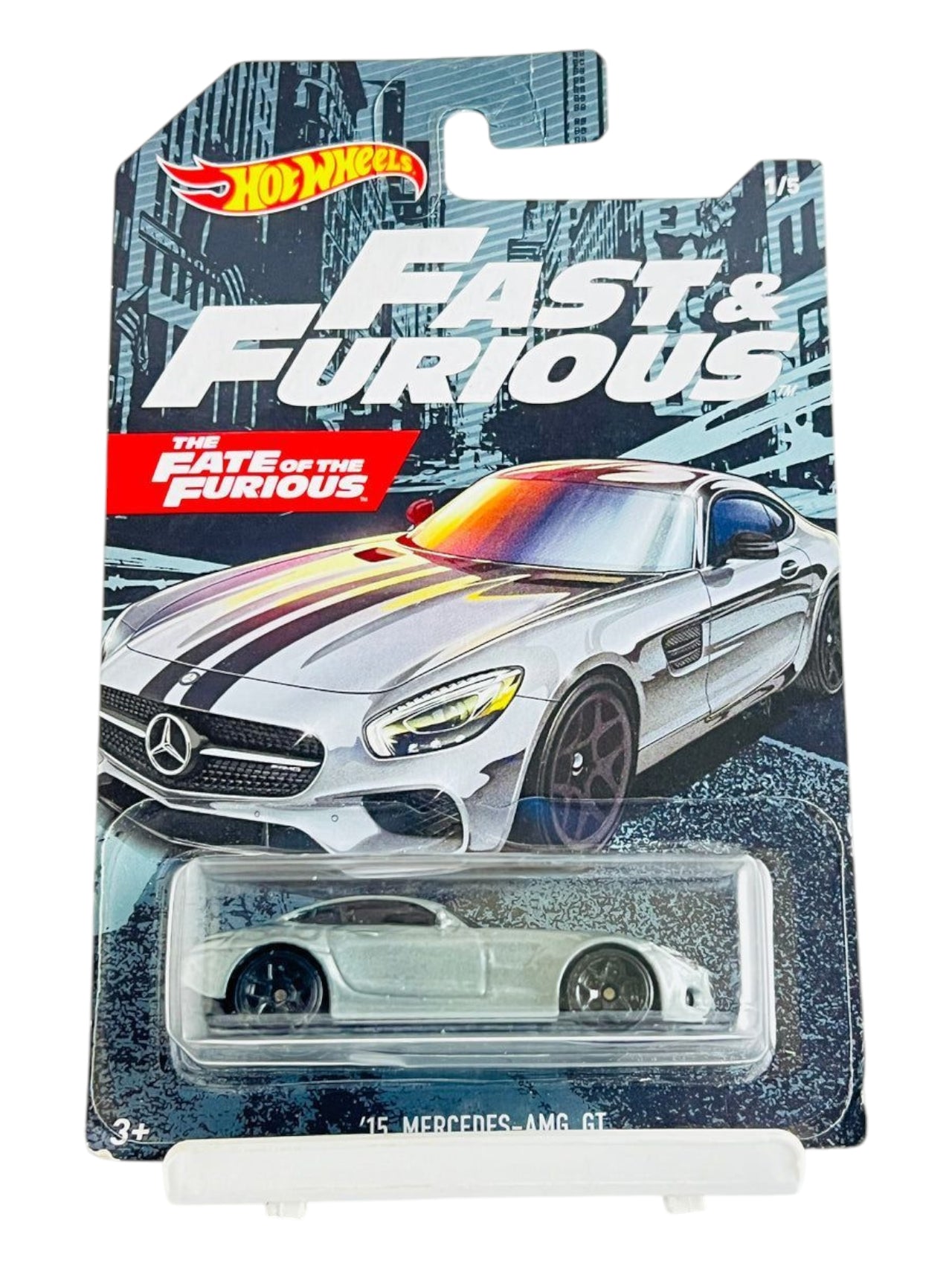 Hotwheels fast and Furious '15 Mercedes -amg gt imported mainline 1:64 Scale