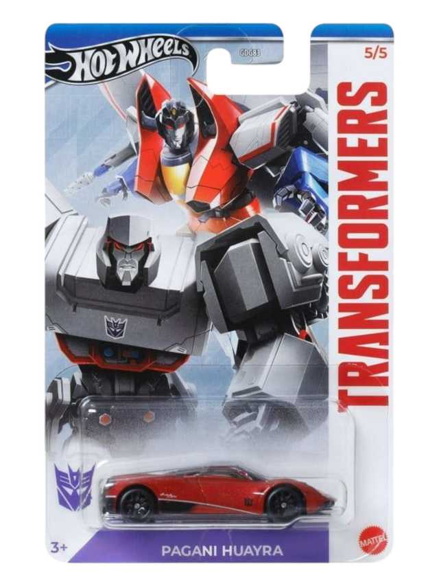 Hotwheels transformer optimus prime series set of 5 imported mainline card art 1:64 scale