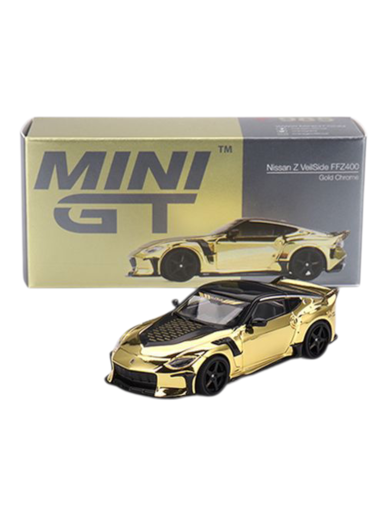 Mini GT Nissan Z Veilside FFZ400 (Gold Chrome) Code-985 1:64 Mini GT Nissan Z Veilside FFZ400 (Gold Chrome) Code-985 1:64
