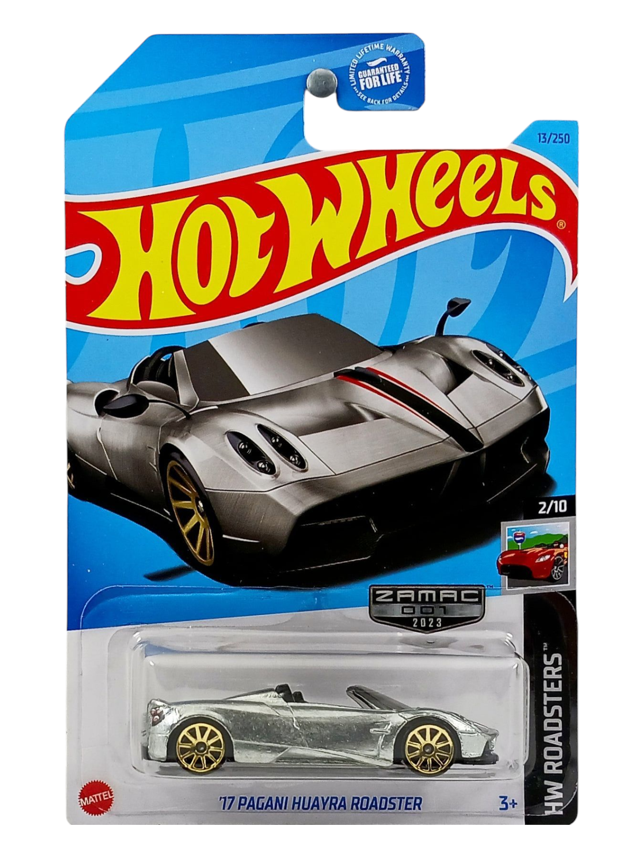 HotWheels 17 Pagani Huayra Roadster Imported Mainline 1:64 Scale