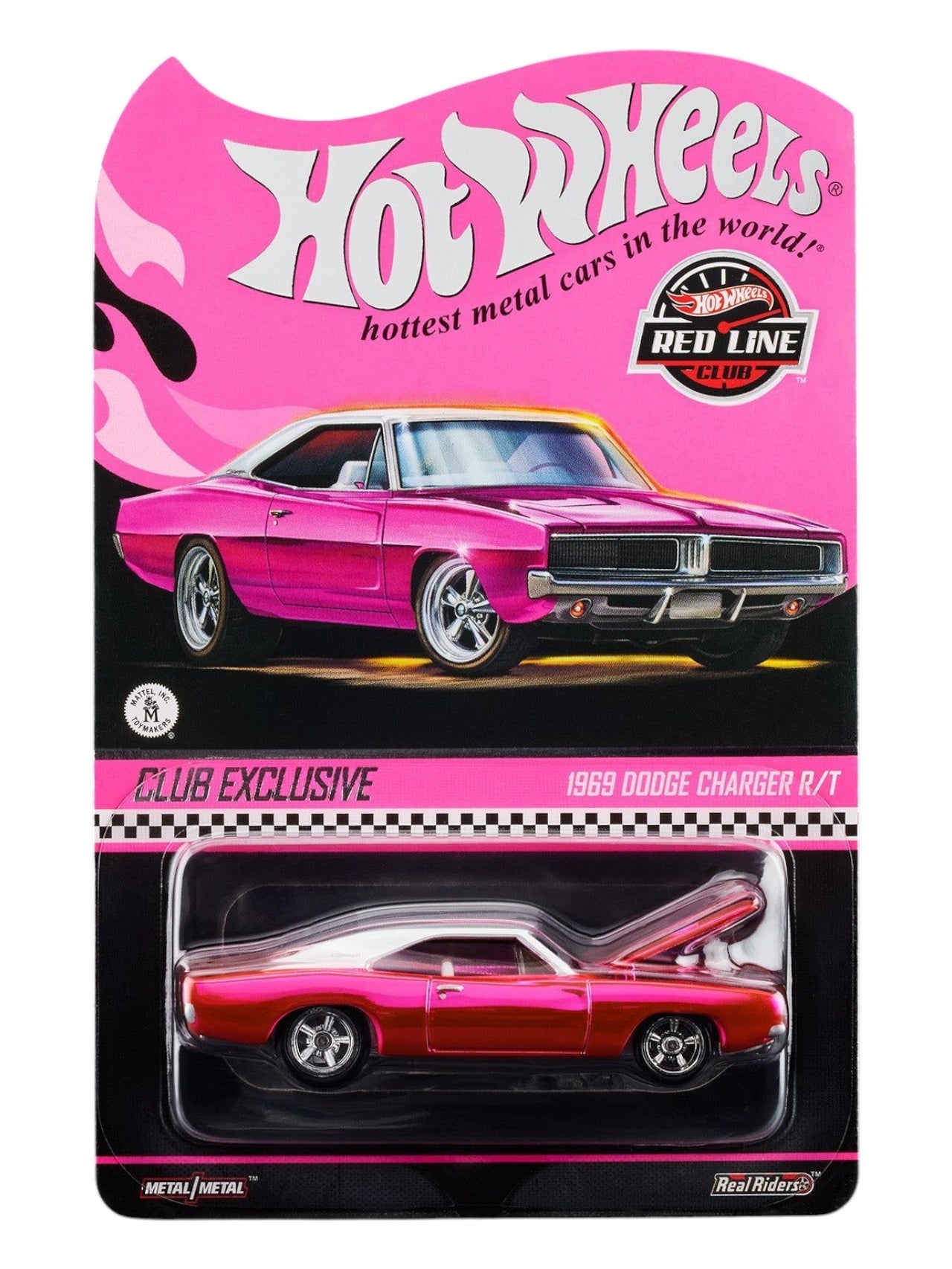 HotWheels Club Exclusive 1969 Dodge Charger R/T RLC 1:64 Scale (With Protector)
