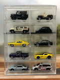 Acrylic Case For Storage holds 10 Cars (Cars not Included)