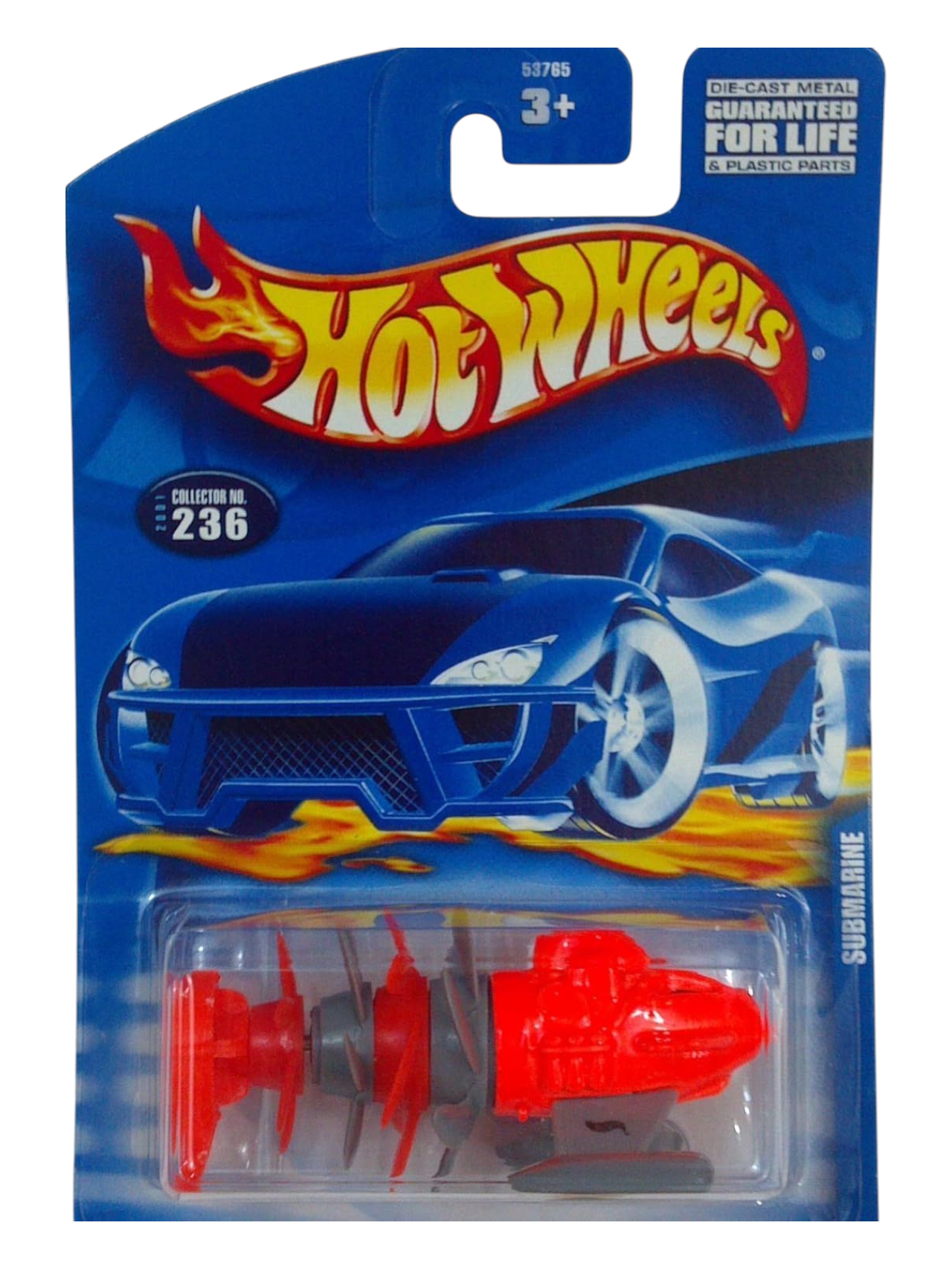 HotWheels Submarine Collector No-236 Imported Mainline 1:64 Scale
