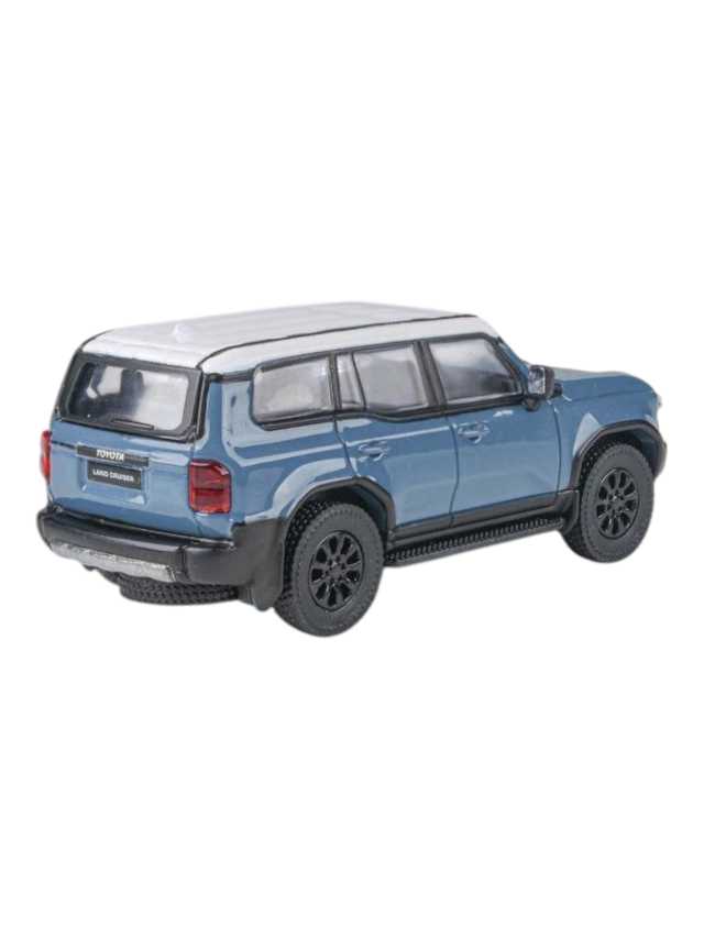 Para64 2024 Land Cruiser 250 Prado Heritage Blue 1:64 Scale Diecast