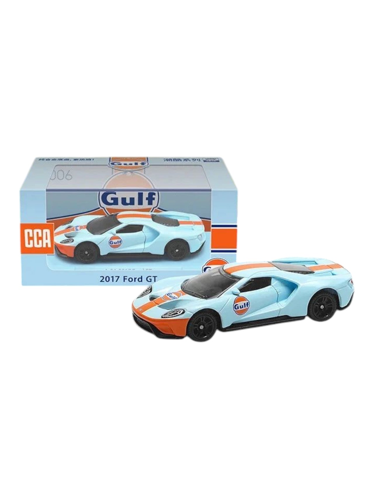 CCA 2017 Ford gt die-cast scale model car with acrylic case 1:64 Scale