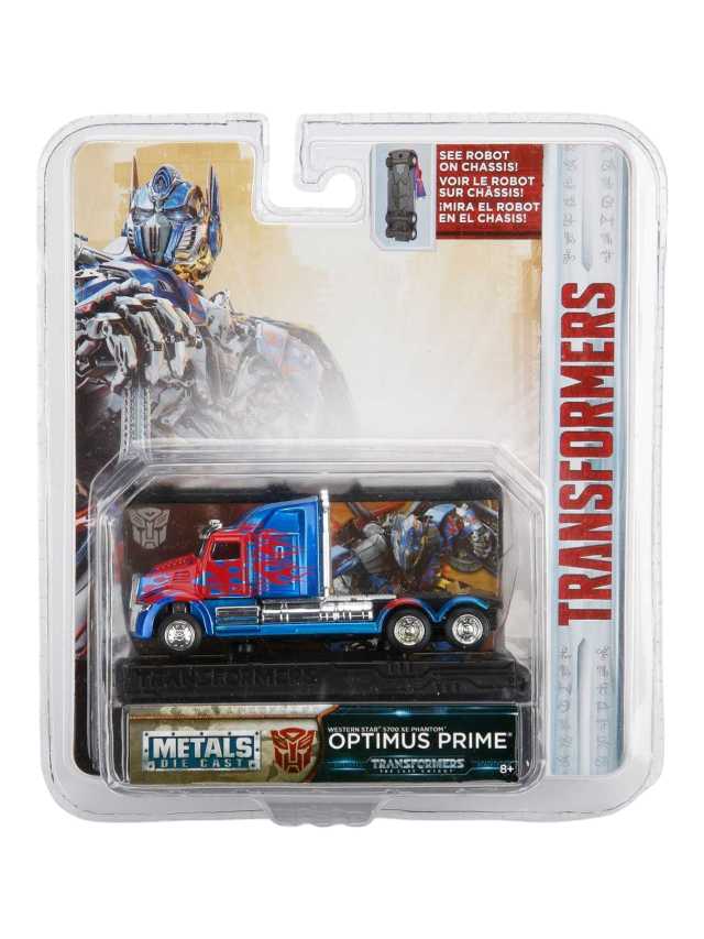 Metals Diecast Transformers Western Star 5700 XE Optimus Prime 1:64 Scale