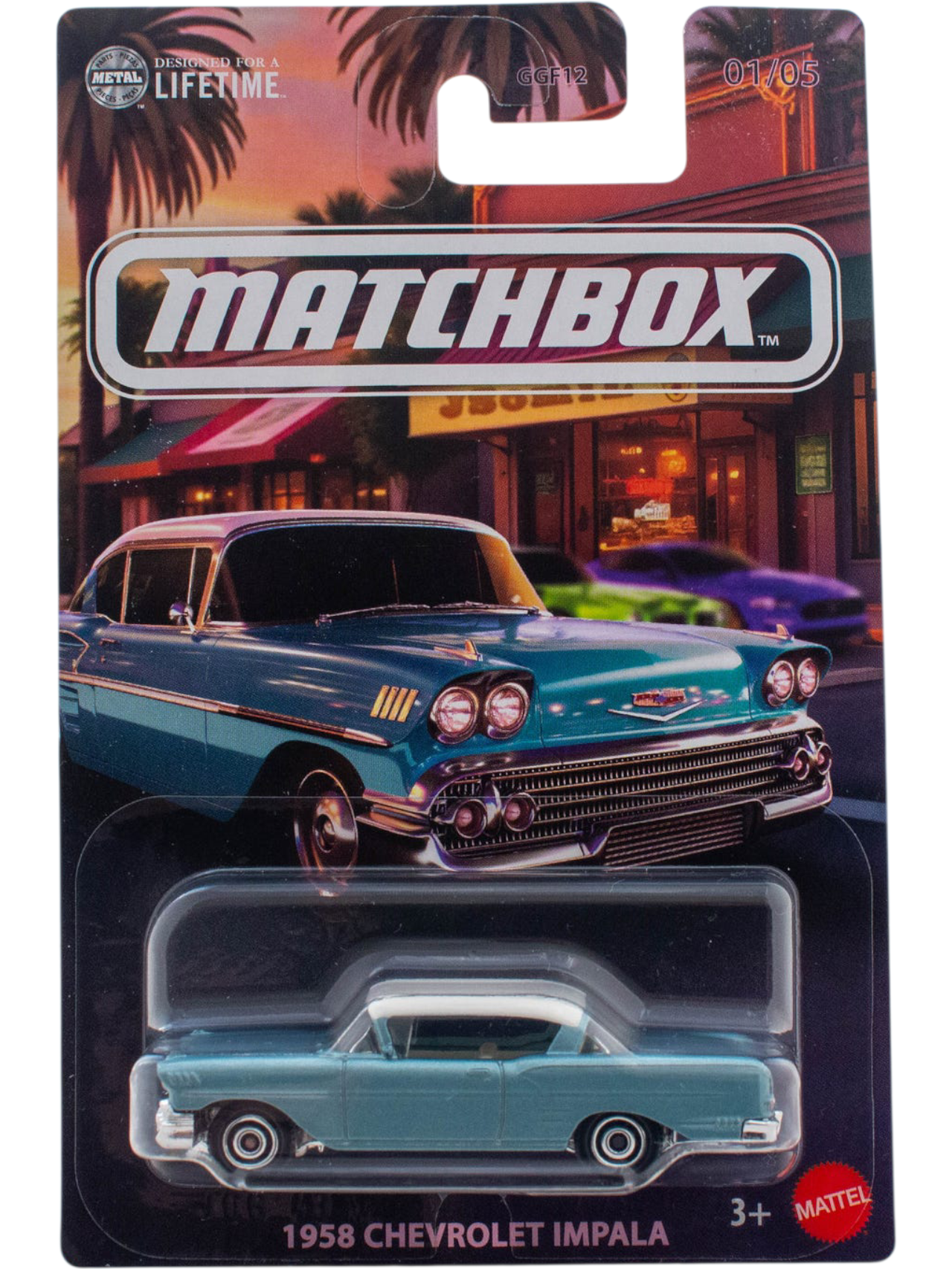Matchbox 1958 Chevrolet IMPALA Imported 1:64 Scale JCG43-LA1021A