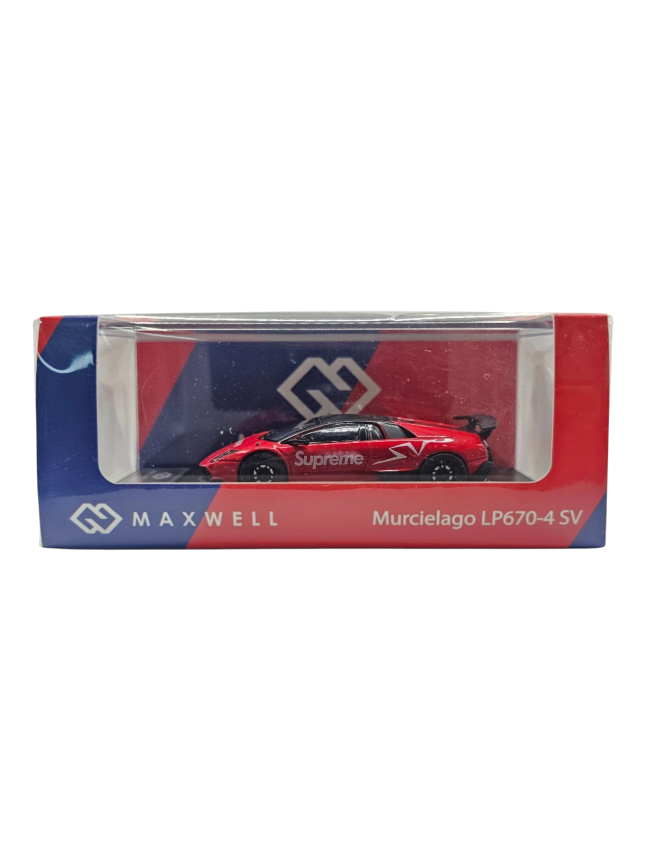 Maxwell Models Murcielago LP670-4 SV Premium Diecast 1:64 Scale (With Acrylic Case)