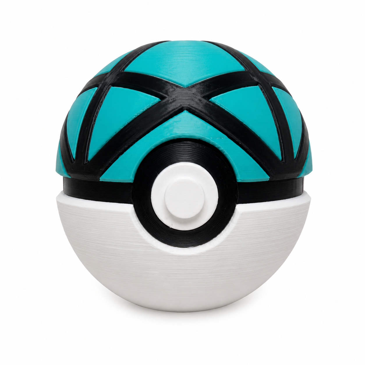Pokemon pokeball 3D Printed Dive Ball Anime Inspired Collectible Display Case